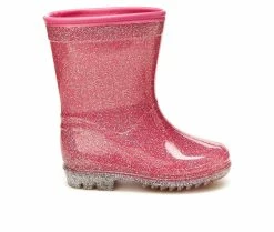 Coupon 🔥 Girls' Carters Toddler & Little Kid Isa Rain 🥾 Boots Pink 🎁