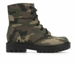 Coupon 🥰 Girls' Unr8ed Little Kid & Big Kid Firm Combat 🥾 Boots Camo ⭐