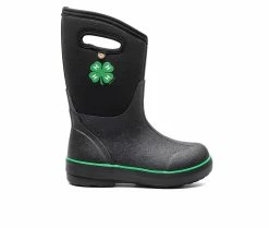 Cheapest 🌟 Kids' Bogs Footwear Toddler & Little Kid Classic II Clovers 🥾 Boots Black 🌟