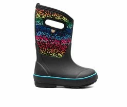 Best deal 🔥 Girls' Bogs Footwear Toddler & Little Kid Classic II Textures 🥾 Boots Black Multi 🔥