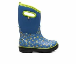 Coupon 🌟 Kids' Bogs Footwear Toddler & Little Kid Classic I Print 🥾 Boots Blue Multi 🎉