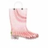 Best Sale 😀 Girls' Western Chief Toddler Tie Dye Dude Lighted Rain 🥾 Boots Rose Gold ❤️