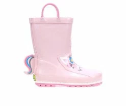 Top 10 🔔 Girls' Western Chief Toddler Unity Unicorn Rain 🥾 Boots Soft Rose ⭐