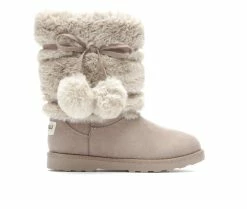 New 🤩 Girls' Makalu Little Kid & Big Kid Cozy Land 🥾 Boots Taupe 👍