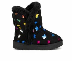Buy 🛒 Girls' Olivia Miller Toddler Trisha Winter 🥾 Boots Black/Multi 🛒