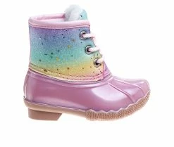 Cheap 🧨 Girls' Josmo Little Kid & Big Kid Kathy Duck 🥾 Boots Pastel Multi 🧨