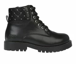 Best reviews of 🧨 Girls' Vince Camuto Little Kid & Big Kid Tina Combat 🥾 Boots Black 🔔