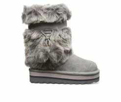 Best deal 🌟 Girls' Bearpaw Little Kid & Big Kid Retro Tama Winter 🥾 Boots Gray Fog 🌟