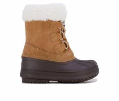 Cheapest 🥰 Girls' Nautica Little Kid & Big Kid Ayce Winter 🥾 Boots Tan 🎉