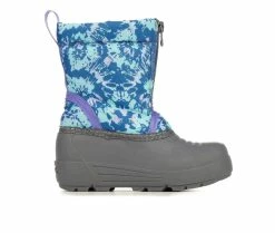 Deals 👏 Girls' Northside Toddler Icicle Winter 🥾 Boots Aqua/Lilac 😉