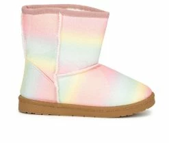 Flash Sale ๐ Girls' Olivia Miller Little Kid & Big Kid Silvana Winter ๐ฅพ Boots Rainbow ๐