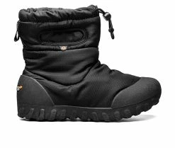 Buy 🎉 Kids' Bogs Footwear Little Kid & Big Kid B-Moc Snow Solid Winter 🥾 Boots Black 🔥