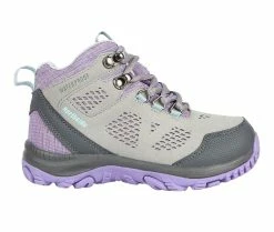 Deals ⌛ Girls' Northside Little Kid & Big Kid Benton Mid Winter 🥾 Boots Gray/Lilac 😍