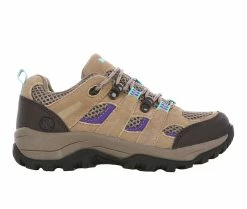 Cheapest 👍 Girls' Northside Little Kid & Big Kid Monroe Low Jr. Hiking 👟 Shoes TAN/PURPLE 🎁