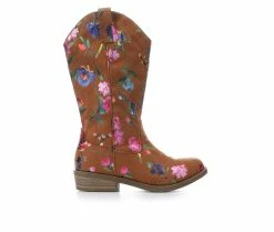 Discount ⌛ Girls' Madden Girl Little Kid & Big Kid Sheriff Cowboy 🥾 Boots Chestnut ✔️