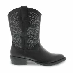 Best deal 🔥 Kids' Deer Stags Little Kid & Big Kid Ranch Cowboy 🥾 Boots Black 🌟