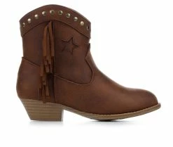 Budget 💯 Girls' MIA Little Kid & Big Kid Fresya Western 🥾 Boots Cognac 🧨