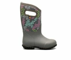Top 10 😍 Girls' Bogs Footwear Toddler & Little Kid York Rain 🥾 Boots Grey Multi 💯