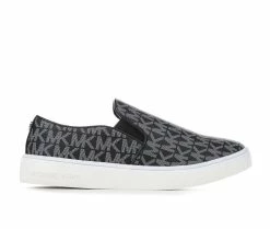 Top 10 🥰 Girls' MICHAEL KORS Little Kid & Big Kid Jem Daley Slip-On 👟 Shoes Black/White ✔️