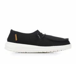Buy ๐ Girls' HEY DUDE Little Kid & Big Kid Wendy Slip-On ๐ Shoes Black โจ
