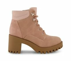 Flash Sale 🧨 Girls' Marc Fisher Children's Little Kid & Big Kid Marika Hiker Heeled Booties Tan ✔️