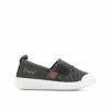 Best Sale ⌛ Girls' Blowfish Malibu Toddler & Little Kid Venus Slip-On 👟 Sneakers Black Smoked ✔️