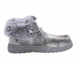 Cheapest ๐ฏ Girls' Lamo Footwear Little Kid & Big Kid Cassidy 11-4 ๐ Shoes Grey PLaid ๐