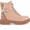 Coupon 😉 Girls' DKNY Little Kid & Big Kid Ava Trio Lace Up 🥾 Boots Taupe ✨