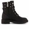 Wholesale ✔️ Girls' DKNY Little Kid & Big Kid Stassi Stone Combat 🥾 Boots Black 🎉