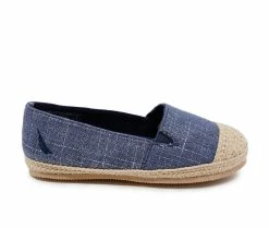 Wholesale 🛒 Girls' Nautica Toddler & Little Kid Ancora Espadrille Slip-On 👟 Shoes Denim 🤩