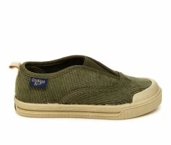 Best Sale 🔔 Kids' OshKosh B'gosh Toddler & Little Kid Fishar Slip-On 👟 Sneakers Olive 😉