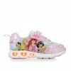 Hot Sale 🤩 Girls' Disney Toddler & Little Kid Princess Light-Up 👟 Sneakers Pink Multi 🌟
