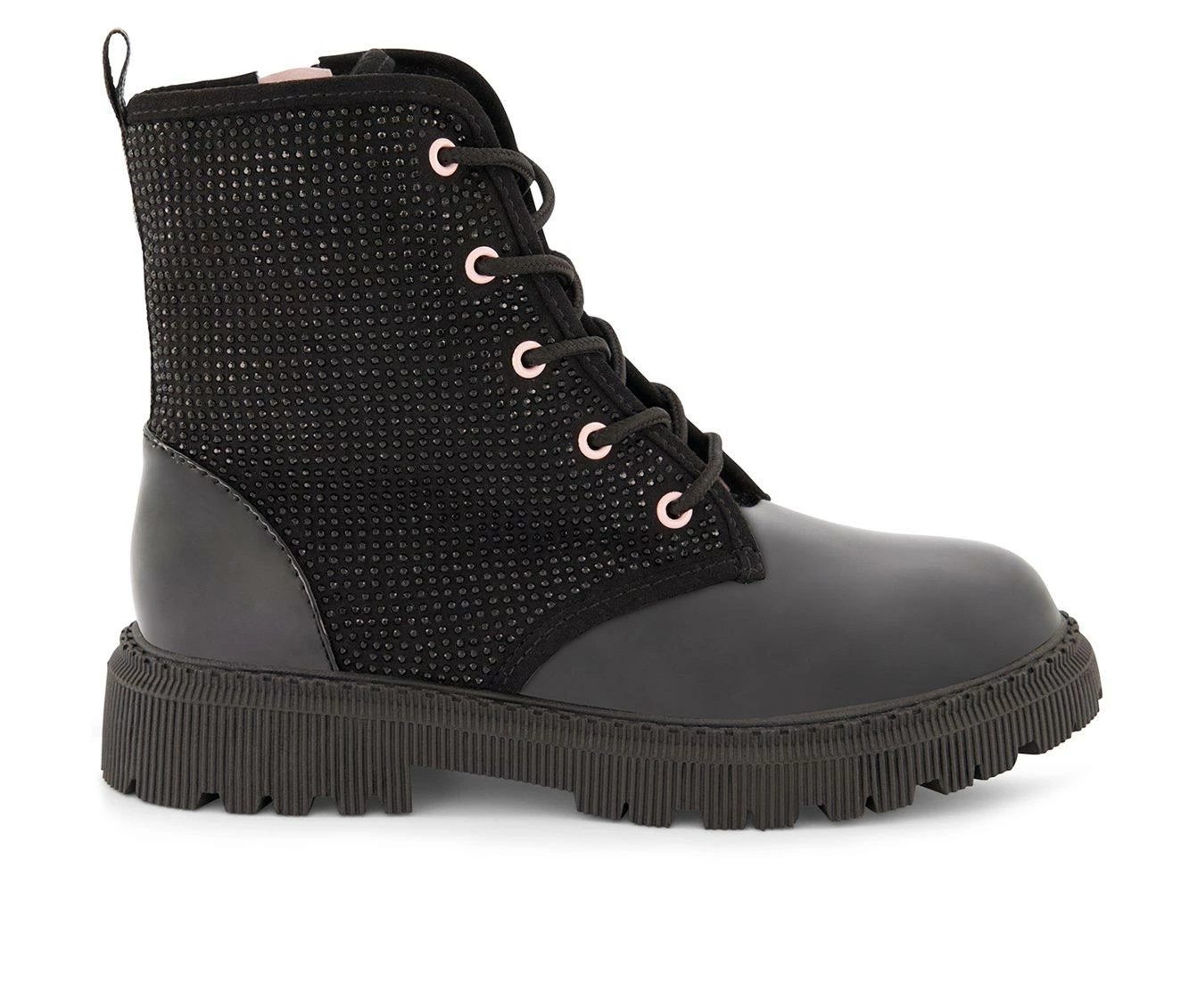 Best Pirce ๐ Girls' DKNY Little Kid & Big Kid Ava Stone Web ๐ฅพ Boots Black ๐ 2 Best Pirce ๐ Girls' DKNY Little Kid & Big Kid Ava Stone Web ๐ฅพ Boots Black ๐ - Image 2