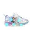 Hot Sale 🛒 Girls' Disney Toddler & Little Kid Frozen 20 Light-Up 👟 Sneakers Blue/Silver 🔥