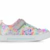 Hot Sale 👍 Girls' Skechers Little Kid & Big Kid Twinkle Stormy Bright Light-Up 👟 Sneakers Pink/Multi 🎁