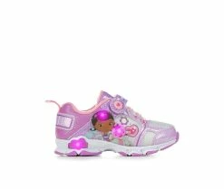 Top 10 ⌛ Girls' Disney Toddler & Little Kid Doc McStuffins 15 Light-Up 👟 Sneakers Pink/Purple ✨