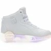 Best Sale 🛒 Girls' Skechers Little & Big Kid S-Lights Remix Sound Activated Light-Up 👟 Sneakers White 👏