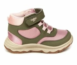 Best deal ❤️ Girls' OshKosh B'gosh Infant & Toddler & Little Kid Adak Lace-Up 🥾 Boots Olive 🎁
