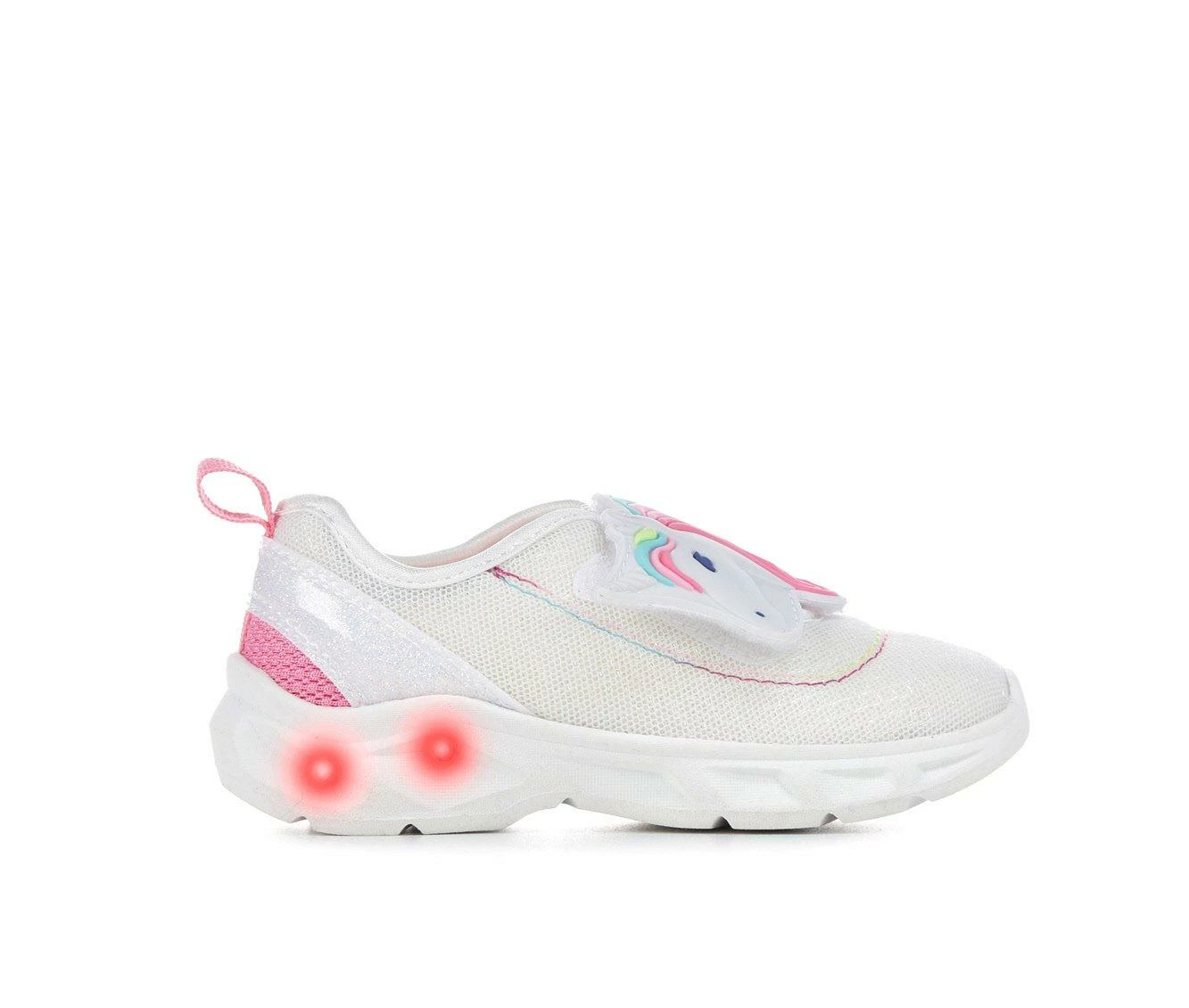 Wholesale ✨ Girls' Carters Toddler & Little Kid Hugh 2 Light-Up 👟 Sneakers White 🔔 2 Wholesale ✨ Girls' Carters Toddler & Little Kid Hugh 2 Light-Up 👟 Sneakers White 🔔 - Image 2
