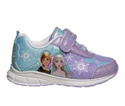Budget ❤️ Girls' Disney Toddler & Little Kid CH89447C Frozen II Light-Up 👟 Sneakers Lilac/Blue 🛒