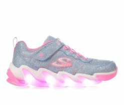 Top 10 🥰 Girls' Skechers Little Kid & Big Kid Hyper Surge Light-Up 👟 Sneakers LightBlue/Pink 🌟