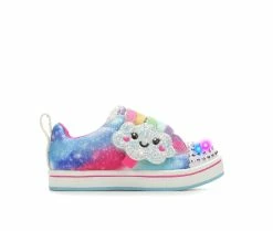 Hot Sale 🎁 Girls' Skechers Toddler & Little Kid Sparkle Rayz Rainbow Smiles Light-Up 👟 Shoes Multi ⌛