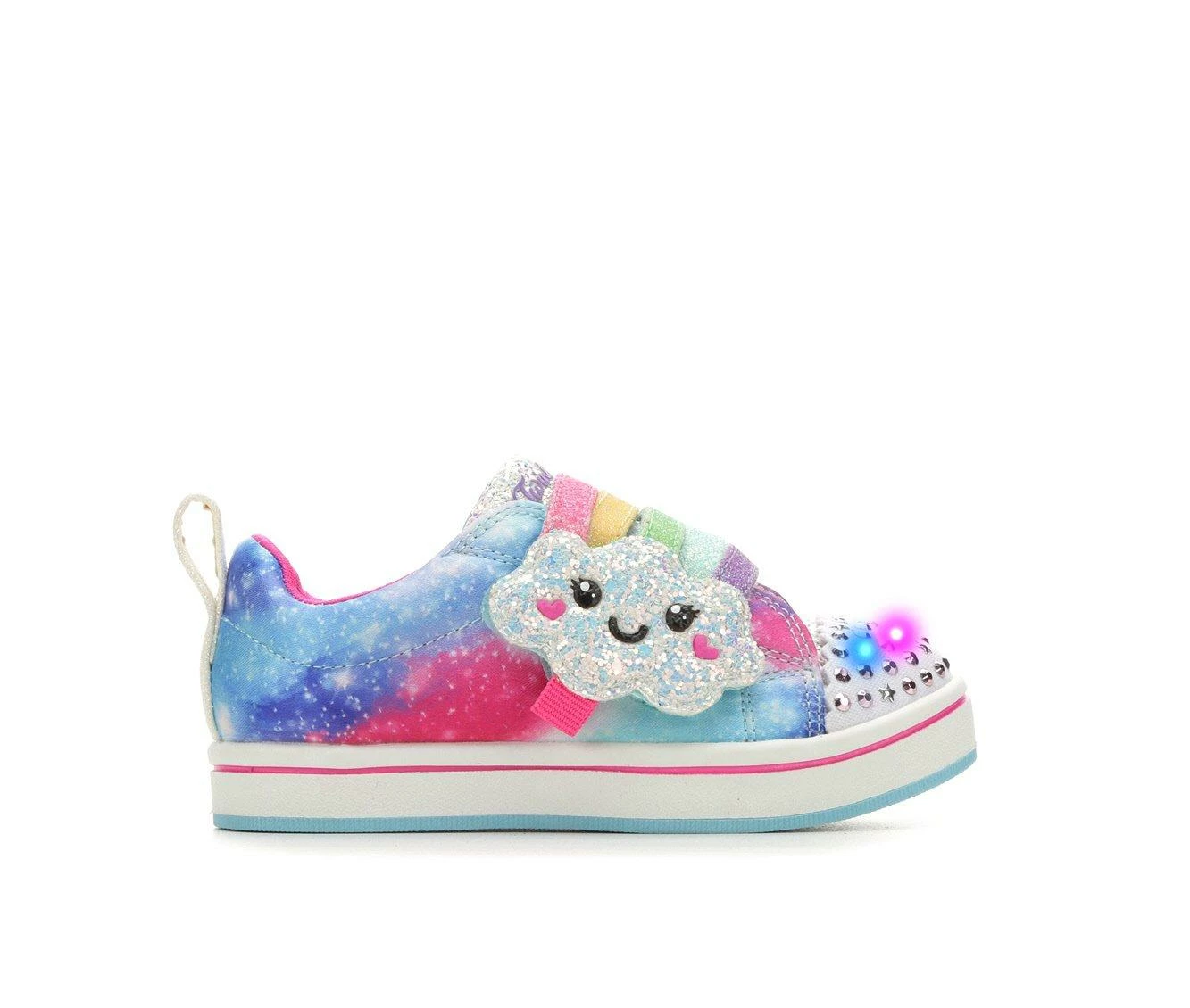 Hot Sale ๐ Girls' Skechers Toddler & Little Kid Sparkle Rayz Rainbow Smiles Light-Up ๐ Shoes Multi โ 2 Hot Sale ๐ Girls' Skechers Toddler & Little Kid Sparkle Rayz Rainbow Smiles Light-Up ๐ Shoes Multi โ - Image 2