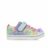 Cheap 🔥 Girls' Skechers Toddler Groovy Dreams Twinkle Toes Light-Up 👟 Shoes Lav Tie Dye 🎁