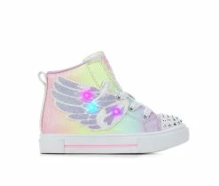 Cheapest ๐งจ Girls' Skechers Toddler Twinkle Sparks Wing Charm Light-Up High-Top ๐ Sneakers Multi โ๏ธ