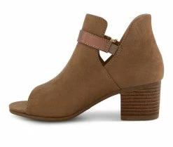 Budget 🌟 Girls' Kenneth Cole Little Kid & Big Kid Layla Logo Heeled Booties Taupe 😉 -GIRLS' BOOTS Shop 2 107
