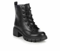 New 😀 Girls' Soda Little Kid & Big Kid Abigail Lace-Up 🥾 Boots Black ⭐ -GIRLS' BOOTS Shop 2 11