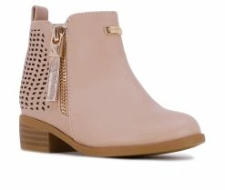 Coupon 💯 Girls' Nautica Toddler & Little Kid Inara Booties Blush 👏 -GIRLS' BOOTS Shop 2 113