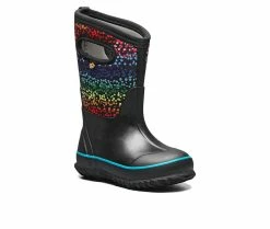 Cheap 🛒 Girls' Bogs Footwear Toddler & Little Kid "Design A Boot" Rain 🥾 Boots Black Multi 👍 -GIRLS' BOOTS Shop 2 186