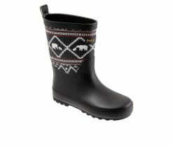 Coupon 😀 Kids' Pendleton Little Kid Lost Trail Mid Waterproof Rain 🥾 Boots Black 😉 -GIRLS' BOOTS Shop 2 203